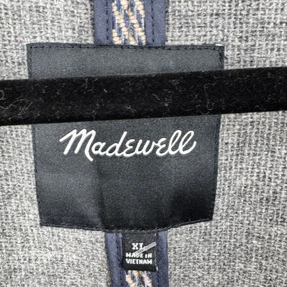 Madewell Fringed Herringbone‎ Robe Coat - Picture 3 of 6